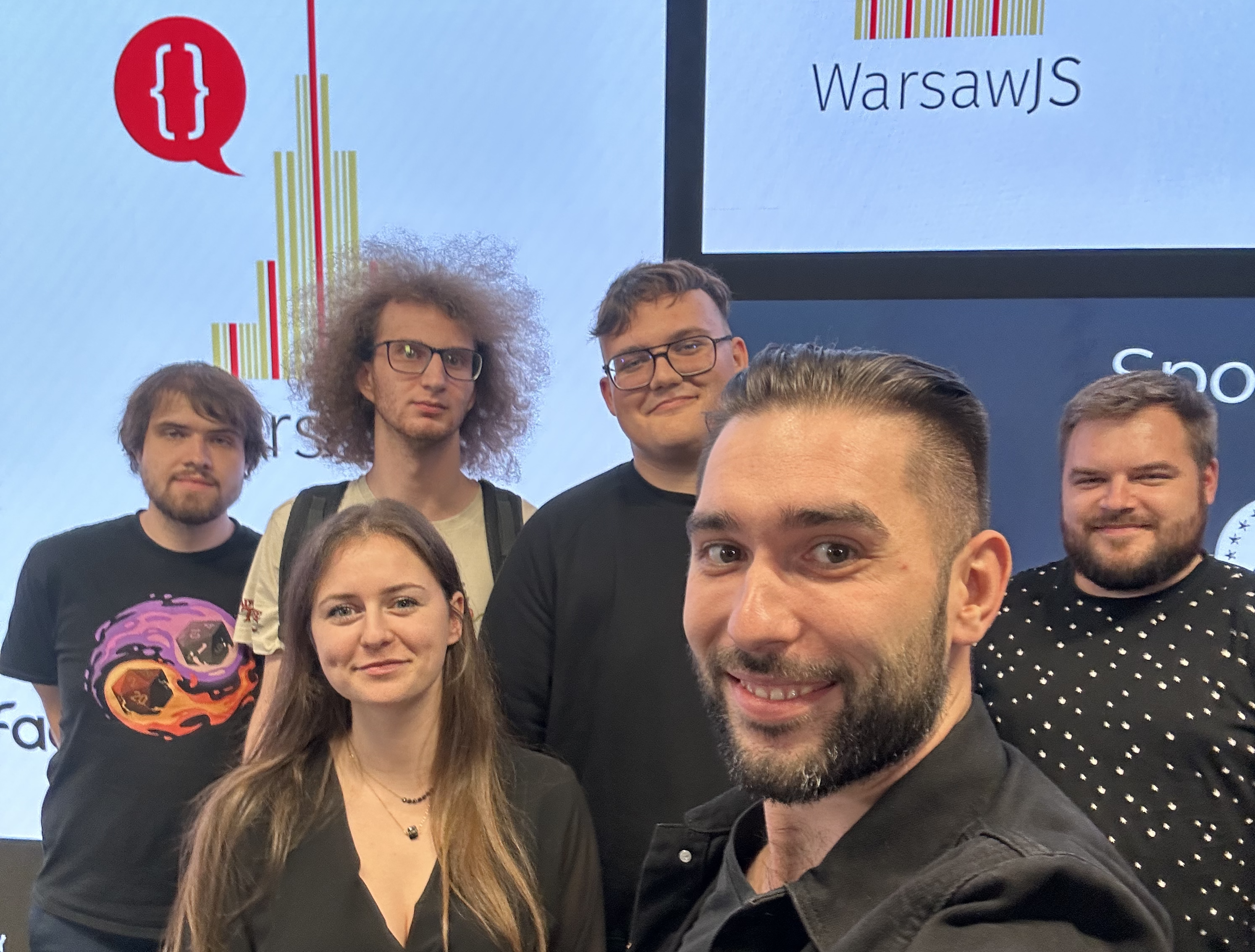 SILK's developers at Warsaw JS meet-up 