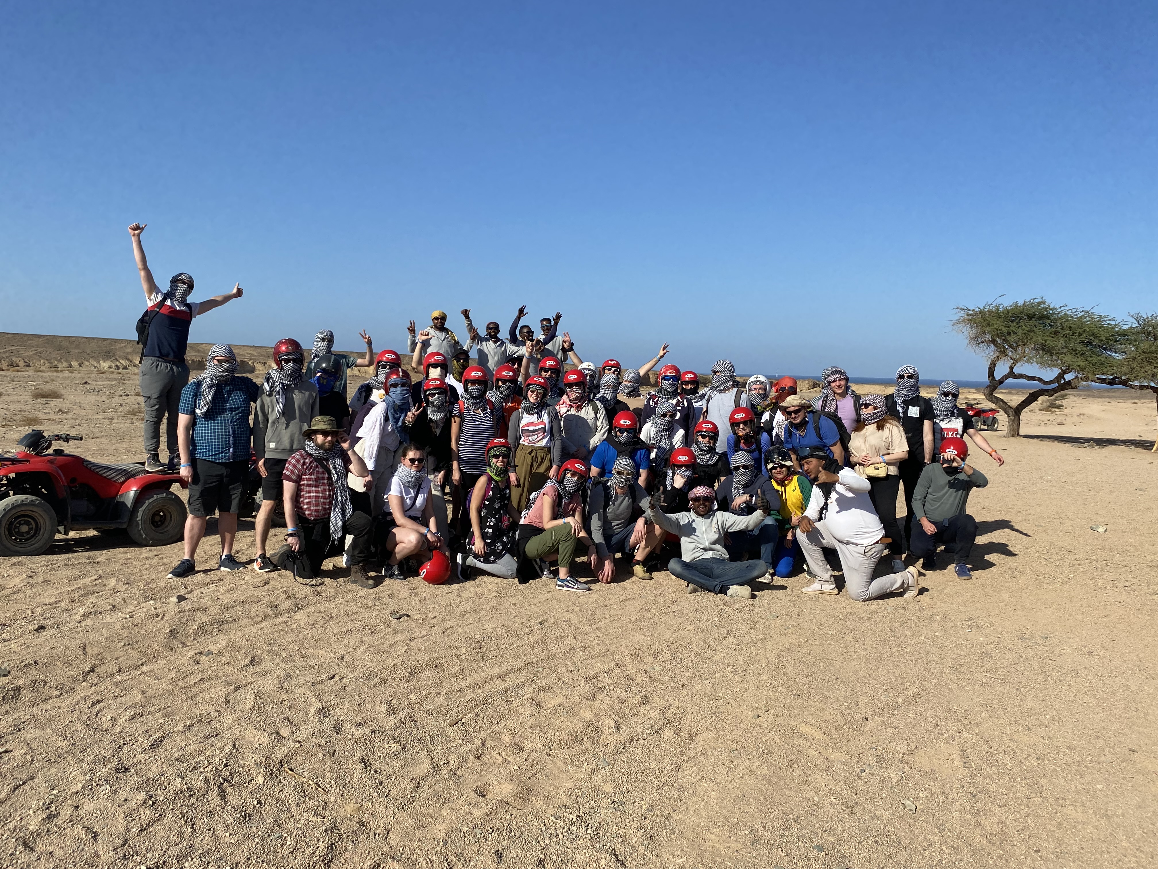 SILK Software House Team-building trip in Egipt on a quad trip